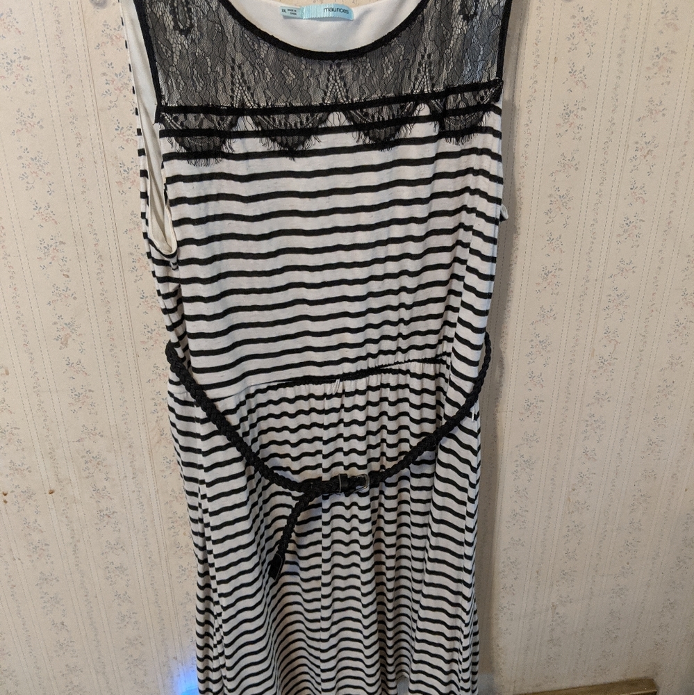 Maurice's knee length striped dress